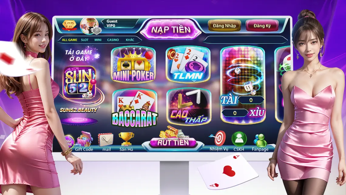 cổng game Sun52 khuyến mãi lớn