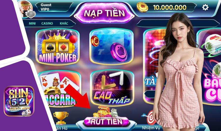 Khát khao thành triệu phú, hãy đến với Sun52 rút thưởng