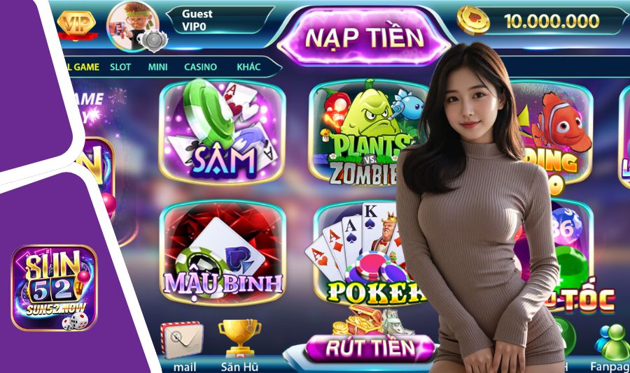 Những game bài Sun52 đáng chơi?