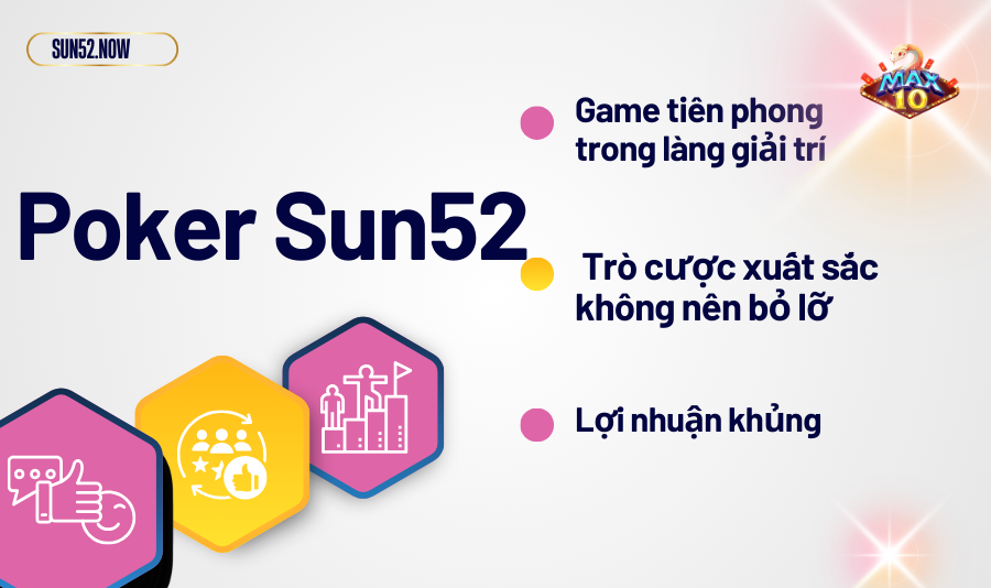 Poker Sun52 - giải thích những thuật ngữ cơ bản